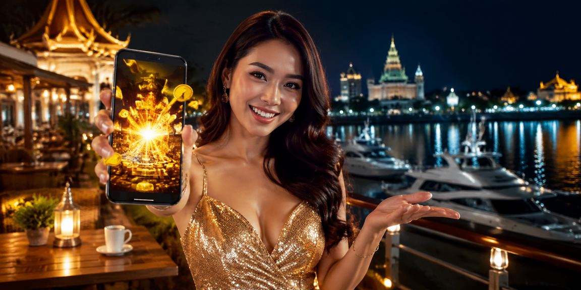 Player accessing Sarawak mobile casino via smartphone
